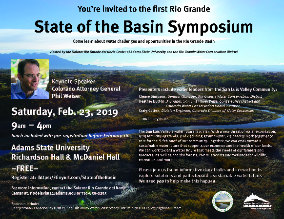 State of the Basin Symposium poster